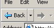 The browser back and forward buttons